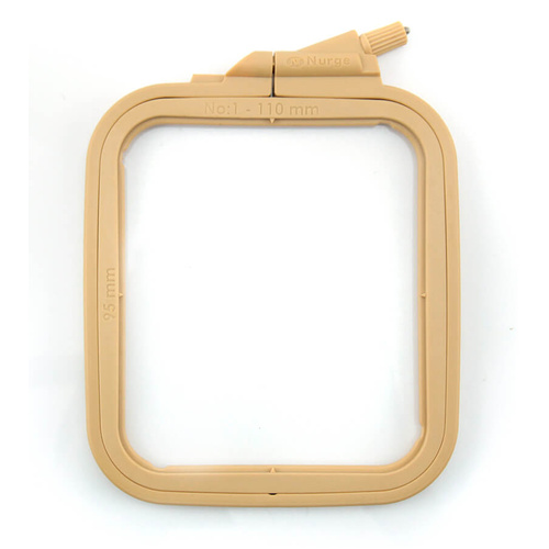 Nurge Embroidery Hoop, Square Plastic No 1, 95 x 110mm - MN170.11