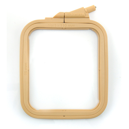 Nurge Embroidery Hoop, Square Plastic No 3, 195 x 220mm - MN170.13