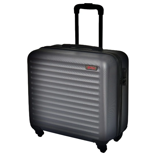 Small Sewing Machine Trolley Bag ABS Plastic With Telescopic Handle & Secure Lock |W 24cm x H 40cm x D24cm|BLACK - MR6040-S