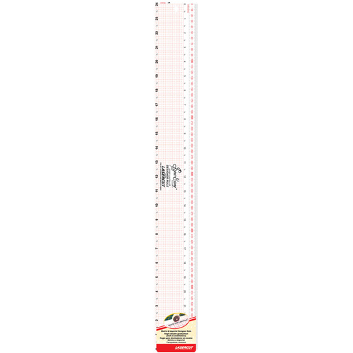 Sew Easy Ruler - Designer Ruler 24"in/61cm x 3"in/7.6cm Imperial and Metric - NL4187