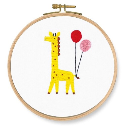 DMC Embroidery Kit Beginner/Intermediate Giraffe - TB126