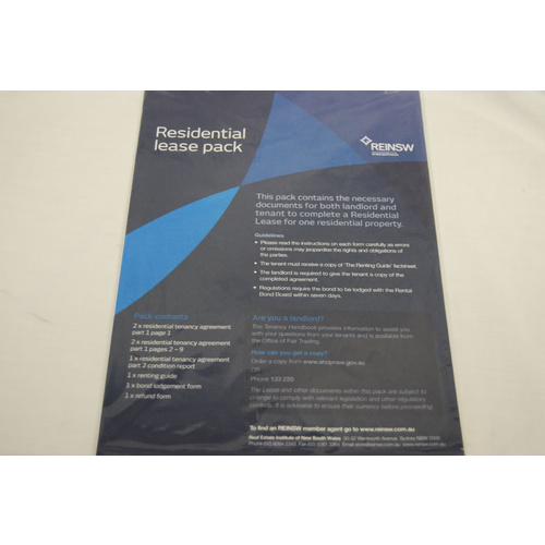 NSW Residential Lease Packs