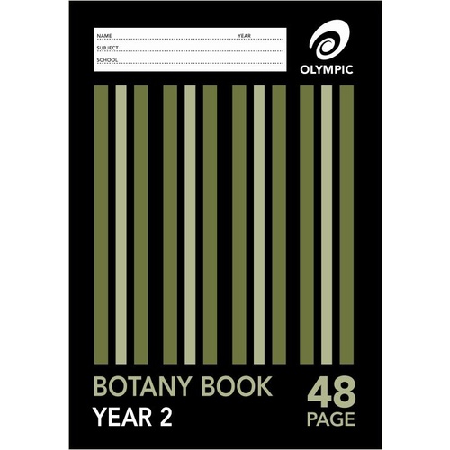 Olympic Botany Book A4 (Year 2) 48 Pages - 20 Pack