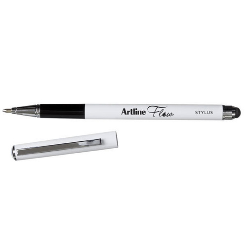 Artline Flow Stylus 1.0mm Ballpoint Pen Blue - 12 Pack
