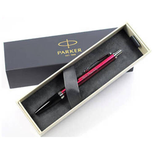 Parker Urban Ballpoint Pen Vibrant Magenta With Chrome Trim In Gift Box