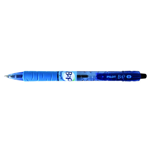 Pilot Begreen Ballpoint Retractable Pen Medium Grip 1.0mm Blue - 10 Pack