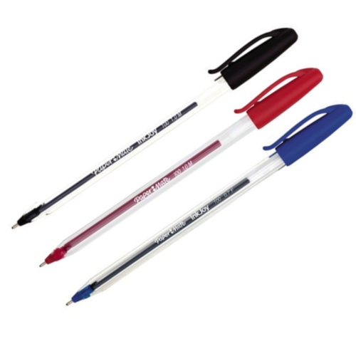 Papermate Inkjoy Ballpoint Pens 100ST 1.0 CLR 12 Pack - Choose Your Colour