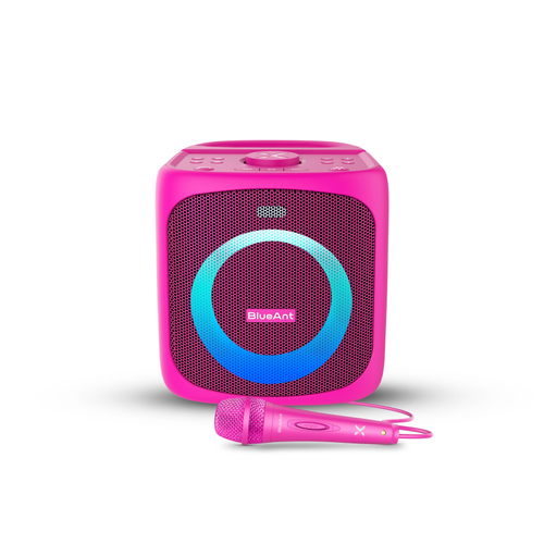 BlueAnt X4 Portable 50-Watt Bluetooth Party Speaker - Pink