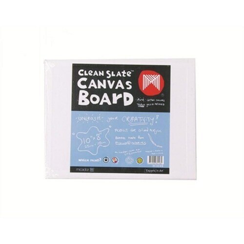 Micador Canvas Board 10x8 Inch