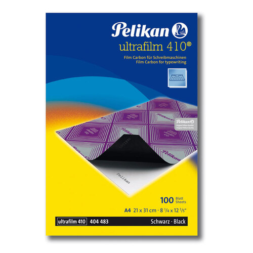 Pelikan Carbon Paper A4 Black Ultrafilm Typing - 100 Pack