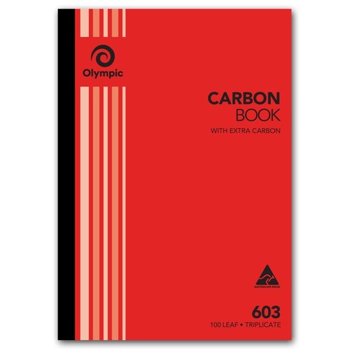 Olympic 603 Carbon Book A4 Triplicate 100 Pages - 142788