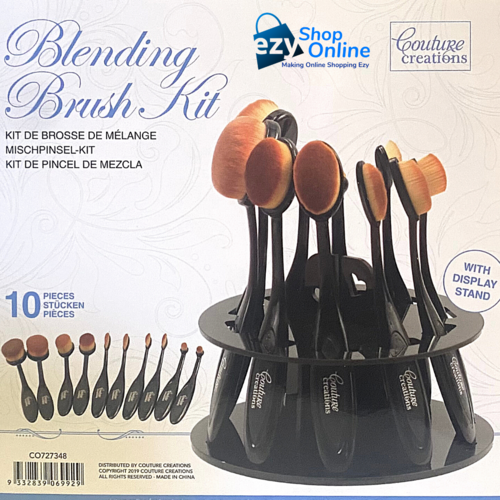 Couture Creations 10pc Blending Brush Kit with Display Stand - CO727348