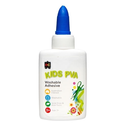 EC Craft Glue PVA Kids Water Based Adhesive Acid Free + Non Toxic - 50ml