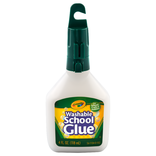 Crayola Washable Craft School Glue School 118ml Adhesive Non Toxic Kids Safe