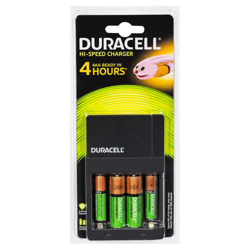 Duracell Battery Charger Rechargable Batteries  CEF14 AA & AAA 