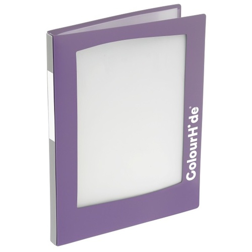 ColourHide MY TAKE A LOOK A4 Refillable Display Book 20 Page - Purple