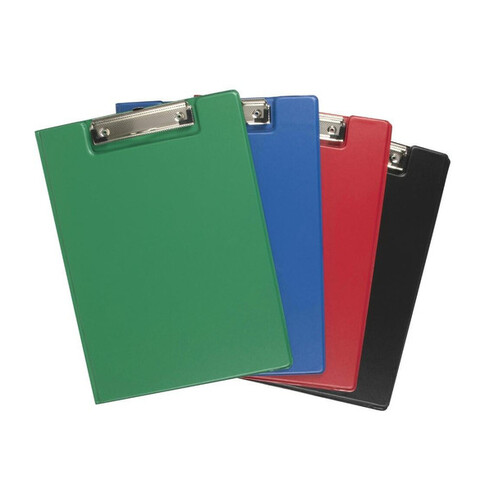 Marbig A4 Clipfolder Assorted Colours - 12 Pack