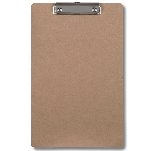 Marbig Masonite Clipboard Foolscap Small Clip Hardboard 43110 