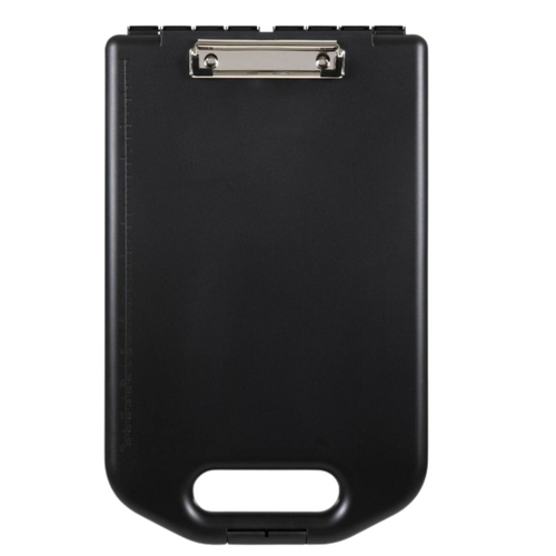 Marbig A4 Clipboard Heavy Duty Durable with Storage Case 0280510 - Black