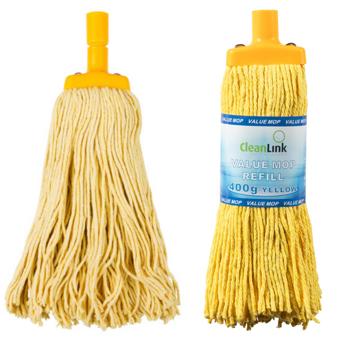 Cleanlink Mop Head 400gm 12040 - Yellow