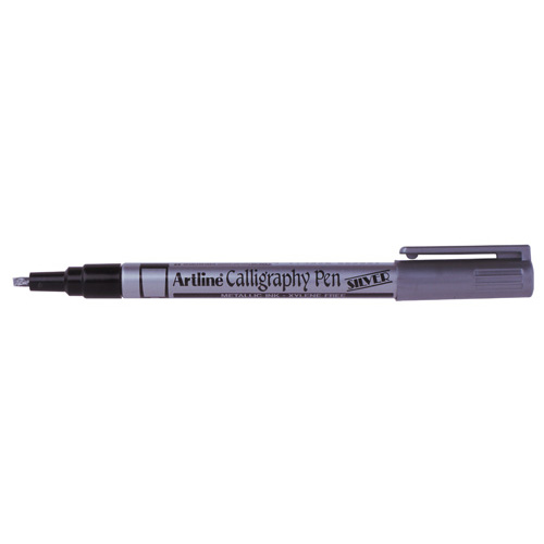 Artline 933 Calligraphy  Pen 4.0mm 12 Pack - Silver
