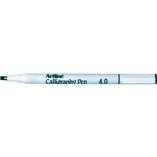 Artline 244 Calligraphy Pen 4.0mm 12 Pack - Black
