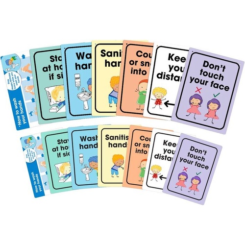 Durus Hygiene Wall Signs and Teaching Cards Assorted Pack