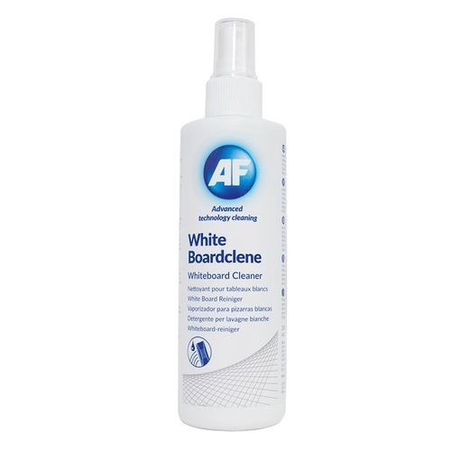 AF Whiteboard Cleaner Spray 250ml Non Flammable ideal for both enamelled and Laminated Whiteboards - 42600