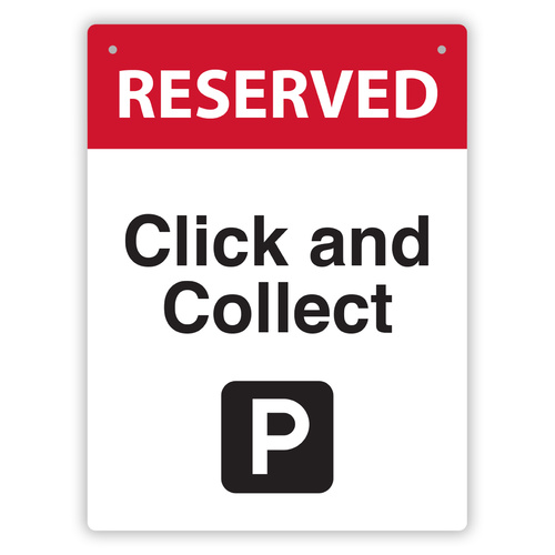 Durus Click And Collect Parking Sign 225 x 300mm