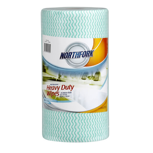 Northfork Cleaning Wipes Perforated Roll - Green