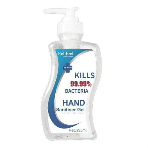 ReliFeel Antibacterial Hand Sanitiser Gel 295mL