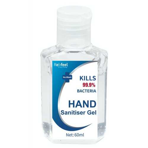 ReliFeel Antibacterial Hand Sanitiser Gel 60mL