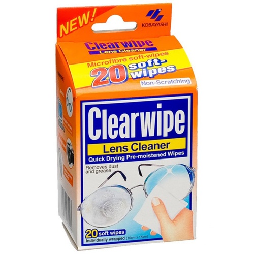 Clearwipe Lens Cleaner Cleaning Wipes 