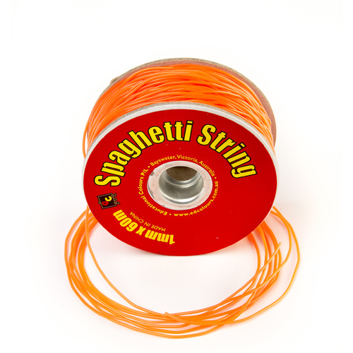 Ec Craft Spagetti String 1mm x 60 Metres - Orange