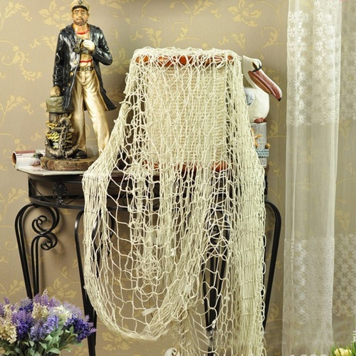 Ec Decorative Fish Net 6 Metres x 1.8 Metres Approximately - Natural