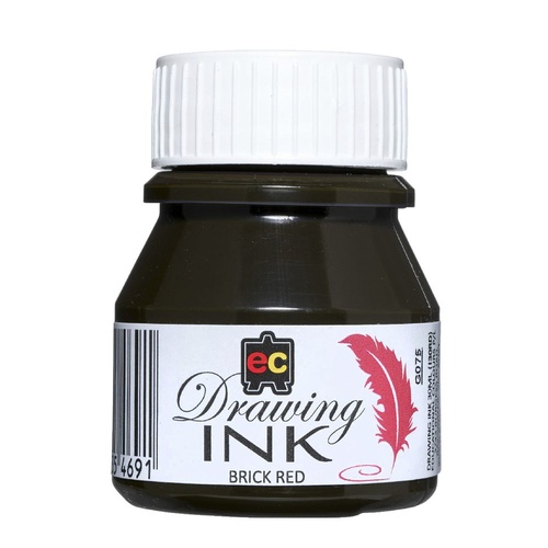 Ec Permanent Drawing Ink 30ml - Red