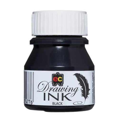 Ec Permanent Drawing Ink 30ml - Black