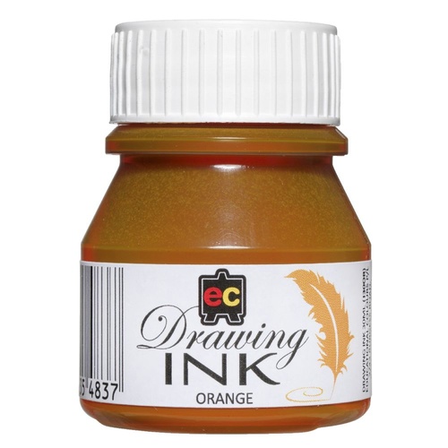 Ec Permanent Drawing Ink 30ml - Orange