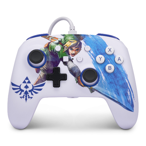 Powera Enhanced Wired Controller for Nintendo Switch Gaming - Master Sword Attack