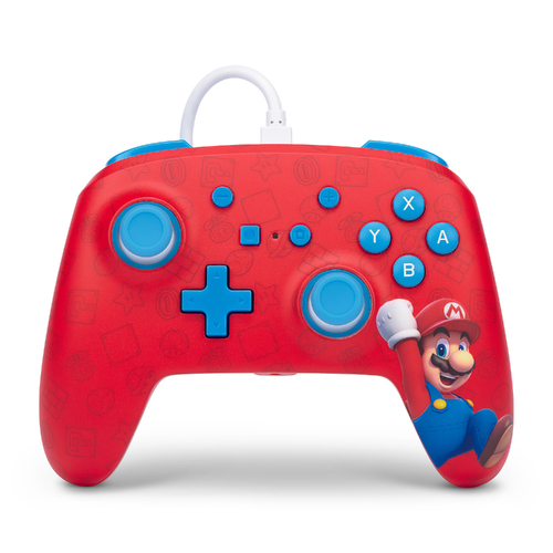 Powera Enhanced Wired Controller for Nintendo Switch Gaming - Woo-hoo! Mario