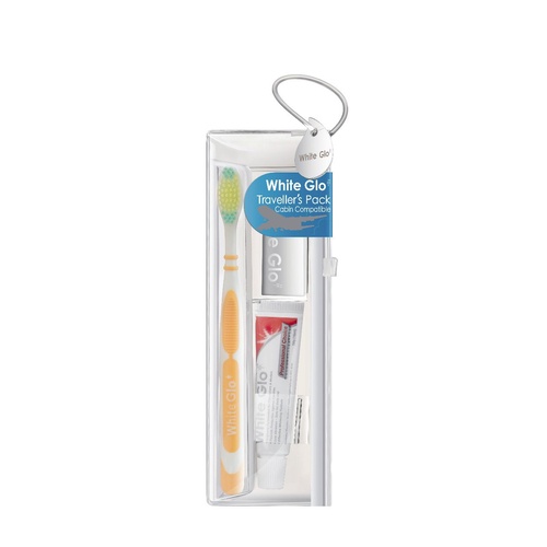 White Glo Toothbrush Traveller's Pack