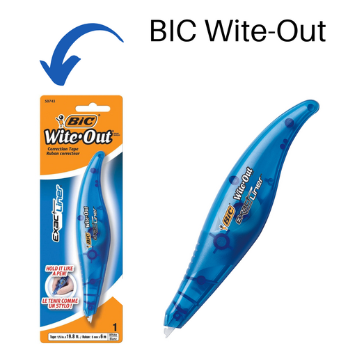 Bic Wite-Out Exact Liner Correction Pen White Out