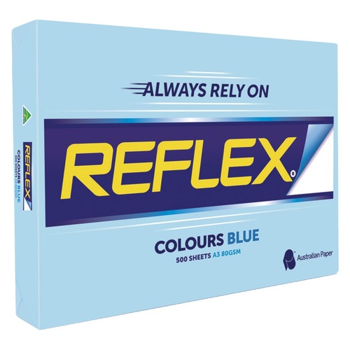 Reflex A3 Copy Paper 80gsm 500 Sheets - Blue
