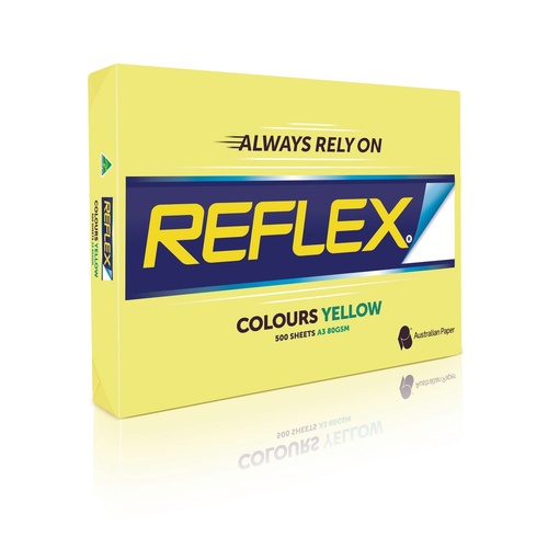 Reflex A3 Copy Paper 80gsm 500 Sheets - Yellow