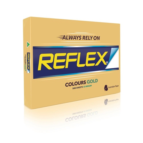 Reflex A3 Copy Paper 80gsm 500 Sheets - Gold