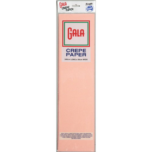 Alpen Gala 240 x 50cm Crepe Paper 12 Pack - Pink