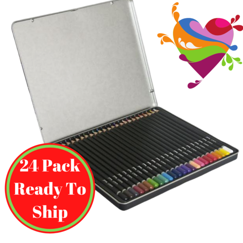 Jasart Pencil Coloured Colour Pencil Designer - 24 Pack