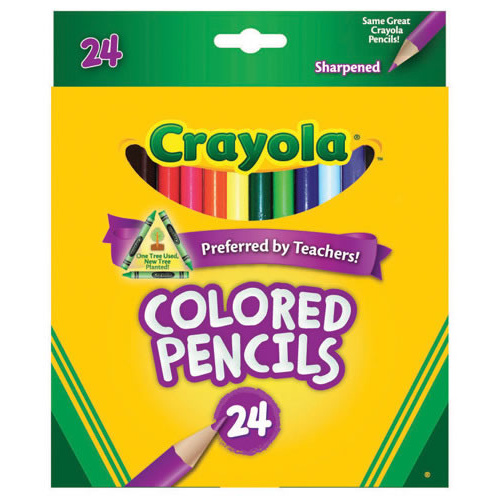Crayola Coloured Pencils - 24 Pack