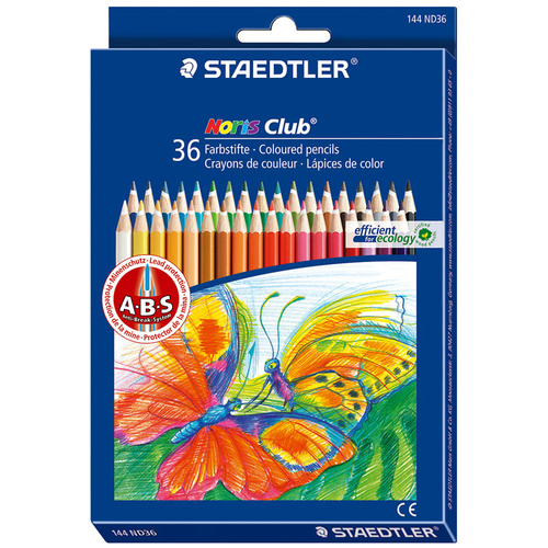 Staedtler Pencil Coloured Noris Club - 36 Pack 