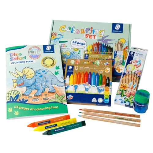 Steadtler Dino Safari Large Colouring Set 26 Pieces - 61 SET47-1